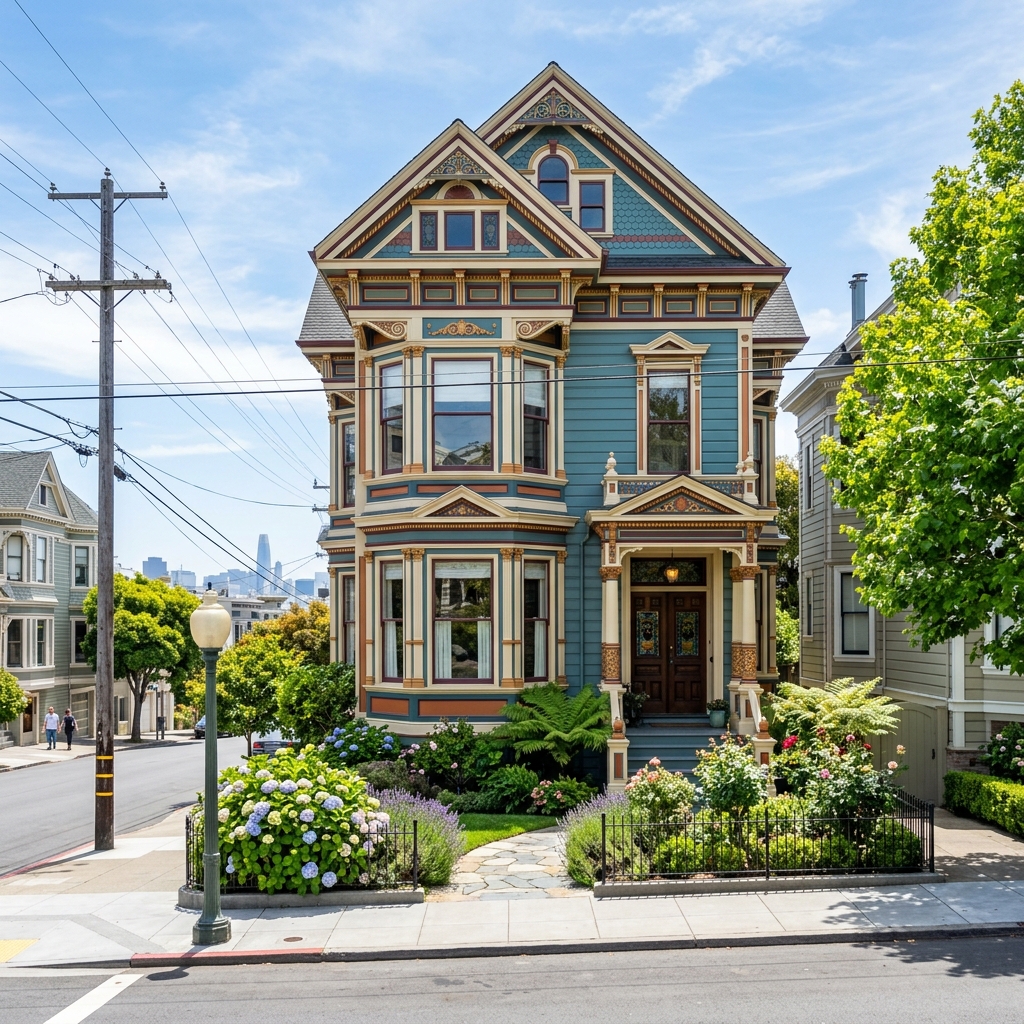 Victorian townhouse in San Francisco